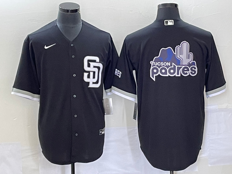 Men's San Diego Padres Black Team Jersey